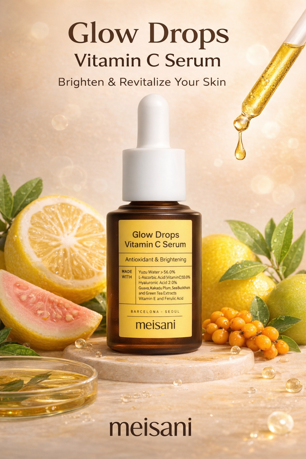 Meisani Glow Drops Vitamin C Serum