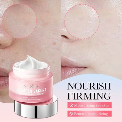 Crema Facial Sakura Colágeno Reafirmante (50g) – Hidratación y Juventud para tu Piel